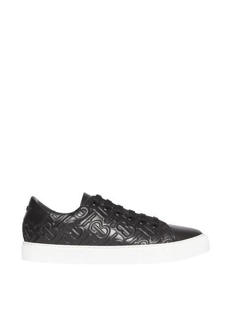 burberry monogram leather sneakers|Women’s Designer Sneakers .